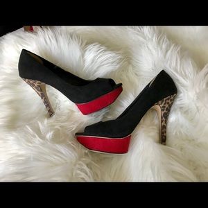 Elle Multi-Color Platform Heels